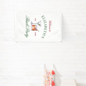 Cocktails Classy Bannière Club de filles Green & R (Insitu)