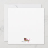 Cocktails & Cupcakes Birthday Invitation Kaart (Achterkant)