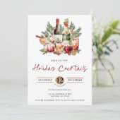 Cocktails de Noël de Noël Invitation (Debout devant)