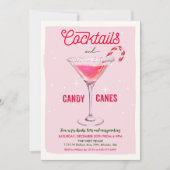 Cocktails de Noël de Noël Invitation (Devant)