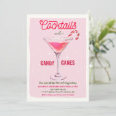 Cocktails de Noël de Noël Invitation (Debout devant)