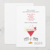 Cocktails de vacances Invitation (Devant / Derrière)