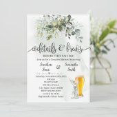 Cocktails en Brouwsels Shower Eucalyptus Groen Kaart (Staand voorkant)