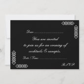 COCKTAILS EN CANAPES INVITE KAART (Voorkant)