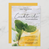 Cocktails en gesprek kaart (Voorkant / Achterkant)