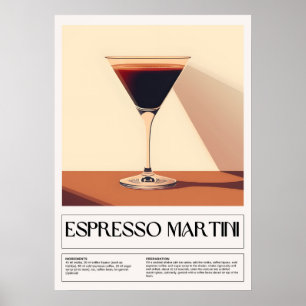  cocktails: Espresso Martini Poster