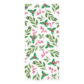 Cocktails et biscuits de Noël Menu Fête de Noël (Dos)