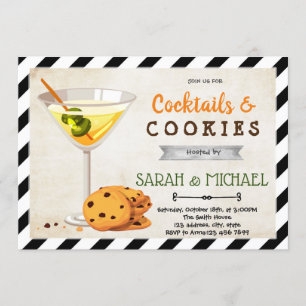 Cocktails et biscuits sur invitation