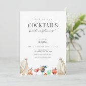 Cocktails et costumes Invitation à la fête d'Hallo (Debout devant)