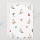 Cocktails et costumes Invitation à la fête d'Hallo (Dos)