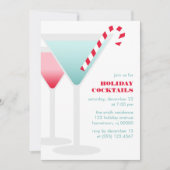 Cocktails Festifs Invitations Fêtes (Devant)