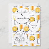 Cocktails & Gesprekken uitnodiging (Voorkant)