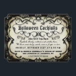 Cocktails Halloween Gothique Noir & Tan Invitation<br><div class="desc">Halloween Cocktails Gothique Noir & Tan Invitation - Rejoignez-nous si vous osez **CLIQUEZ SUR "Lire plus" Pour les articles correspondants** Pour ceux qui aiment les articles de fête correspondants, veuillez voir ci-dessous! POSTAGE CORRESPONDANT : Pour Enveloppe blanche : Pour Enveloppe noire : ENVELOPPE CORRESPONDANTE : Vous pouvez facilement effacer la...</div>