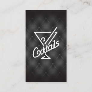 Cocktails Icon   Bar- en restaurantbekleding Visitekaartje