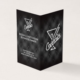 Cocktails Icon   Bar- en restaurantbekleding Visitekaartjes