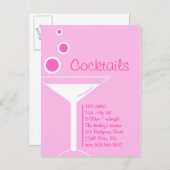 Cocktails Invitation (Devant / Derrière)