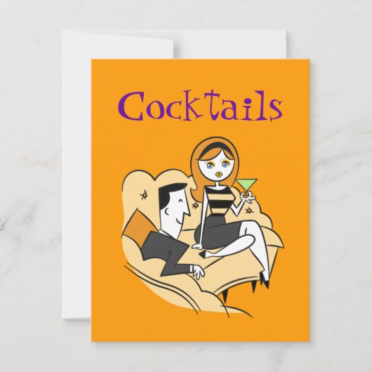 Cocktails / Invitation de fête par SRF (Devant)