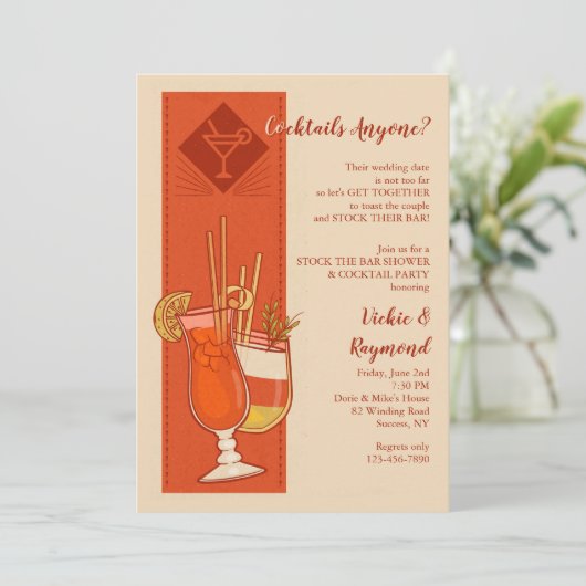 Cocktails Invitation De Tous (Debout devant)