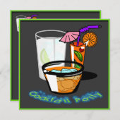 Cocktails Invitations Cocktails (Devant / Derrière)