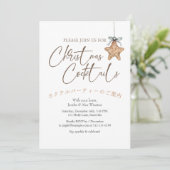 Cocktails Kerstfeest  Star Ornament Kaart (Staand voorkant)