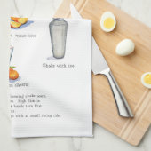 cocktails met standregelaar theedoek (Quarter Fold)