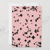 Cocktails mignons Invitations de douche nuptiale H (Dos)