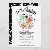 Cocktails mignons Invitations de douche nuptiale H (Devant / Derrière)