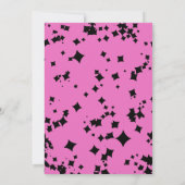 Cocktails mignons Invitations de douche nuptiale H (Dos)