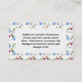 COCKTAILS OP! VISITEKAARTJE (Achterkant)