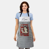 Cocktails Retro Schort (Gedragen)