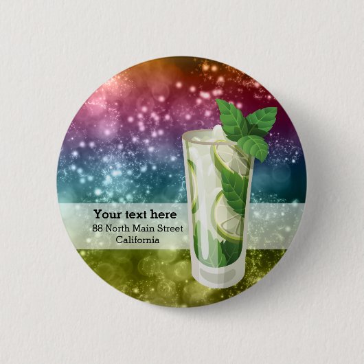Cocktails Ronde Button 5,7 Cm (Voorkant)