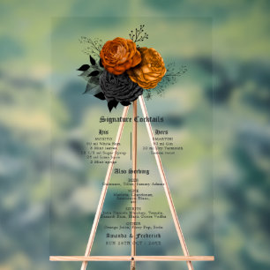 Cocktails Shabby Orange et Black Gothique Signatur