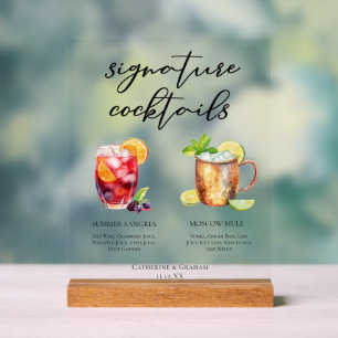 Cocktails Signature Été Sangria Moscow Mule