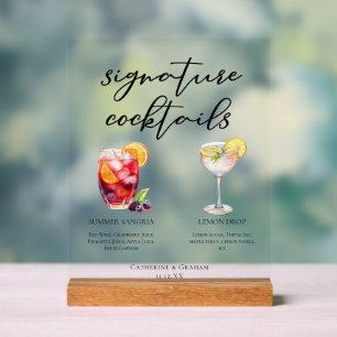 Cocktails Signature Fruité Sangria Lemon Drop