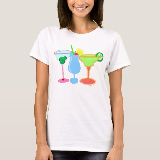 Cocktails T-shirt (Voorkant)