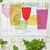 Cocktails theehanddoeken theedoek (Gevouwen)