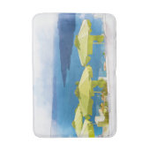 Cocktails van het Zee Griekenland Badmat (Voorkant Verticaal)