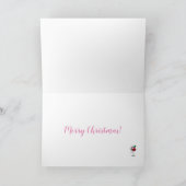 Cocktails vieren kerst feestdagen kaart (Binnen)