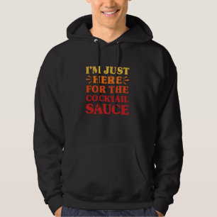Cocktailsaus Ik hou van cocktailsaus Grappig eten Hoodie