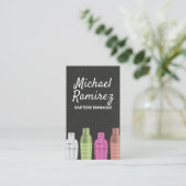 Cocktailshakers Visitekaartje (Staand voorkant)