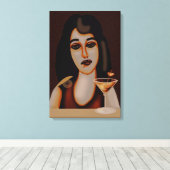 Cocktailuur Canvas Afdruk (Insitu (Houten vloer))