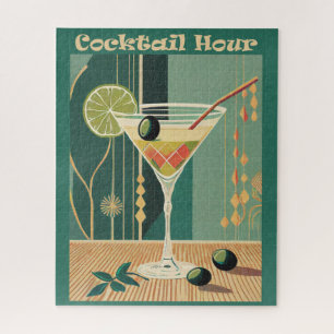 Cocktailuur Mid Century Modern Martini Legpuzzel