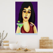 Cocktailuur Poster (Keuken)