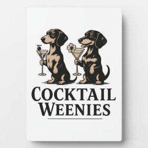 Cocktailworstjes Grappige Dachshund Weense Hond Fotoplaat