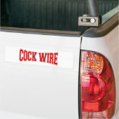 COCKWIRE BUMPERSTICKER (Op Truck)