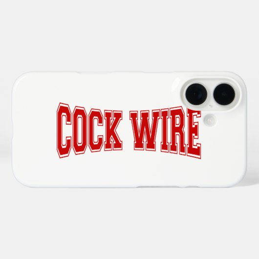 COCKWIRE Case-Mate iPhone CASE (Achterkant (horizontaal))