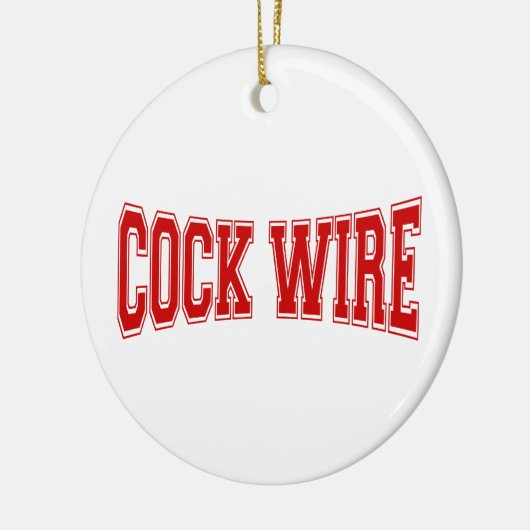 COCKWIRE KERAMISCH ORNAMENT (Links)