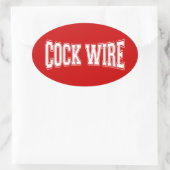 COCKWIRE OVALE STICKER (Tas)