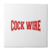 COCKWIRE TEGELTJE (Voorkant)