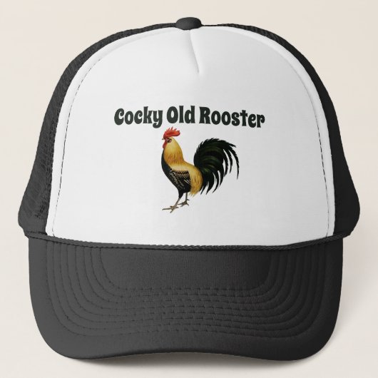 Cocky Old Rooster Trucker Pet (Voorkant)